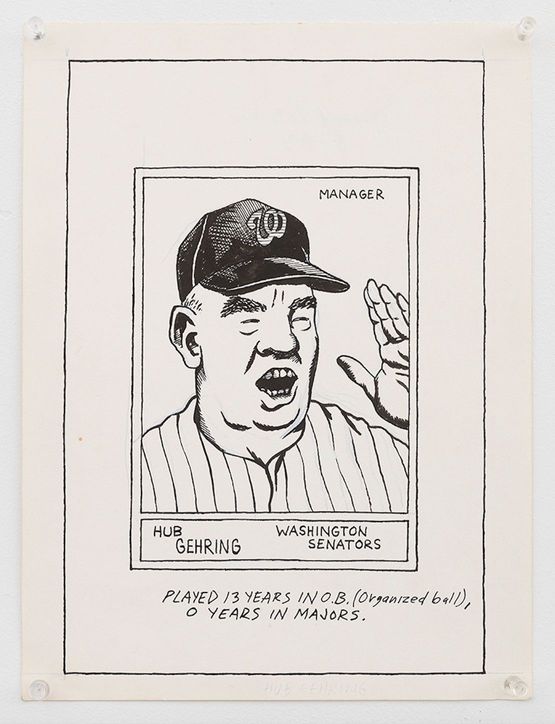 No Title Manager Hub Gehring... by Raymond Pettibon contemporary artwork Works on Paper