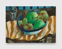 Apples and pears by Louis Fratino contemporary artwork Painting