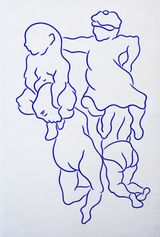 Ohne Titel Hoppe hoppe Reiter by Aldo Walker contemporary artwork painting