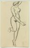 Weiblicher Akt 25 by August Macke contemporary artwork Works on Paper