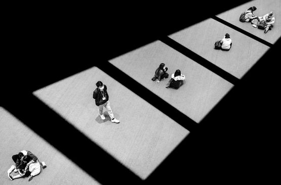 Social Distancing Tsuen Wan Hong Kong by Jason Au contemporary artwork Photography