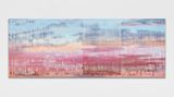 Horizontal Trust II Sunset gradient by Jessica Taylor Bellamy contemporary artwork painting