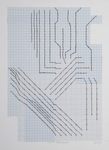 Specific Paths 5 by Layla Juma contemporary artwork drawing works on paper