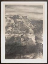 Through the glimmering lights II by Andreas Werner contemporary artwork drawing painting works on paper