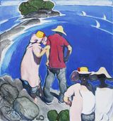Pura Tanah Lot Temple No.2 by Wang Xingwei contemporary artwork painting