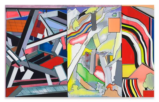 OSO by Thomas Scheibitz contemporary artwork Painting