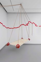 I must carry you by Iz Oztat contemporary artwork sculpture