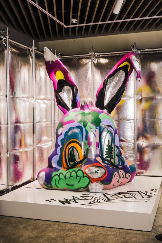 Mad Bunny by Chen Yihan Ham contemporary artwork Sculpture