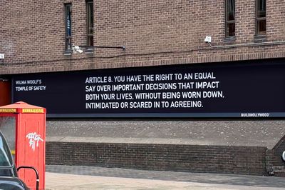 Wilma Woolfs Billboards Highlight the Realities of Domestic Abuse