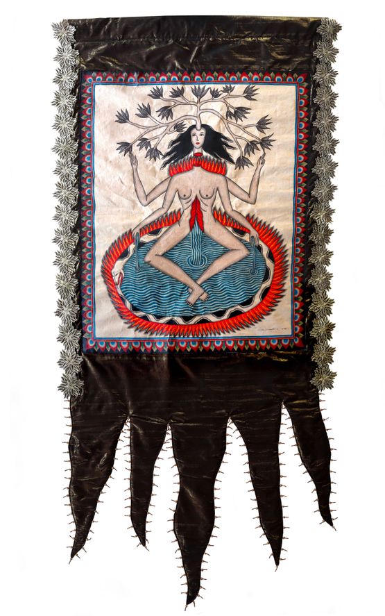 Wisdom of the Earth by Citra Sasmita contemporary artwork Painting