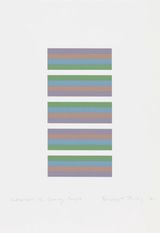 Intervals 3 - Green  Purple by Bridget Riley contemporary artwork print