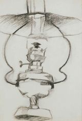 La lampe a petrole by Juan Gris contemporary artwork drawing works on paper