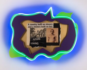This year future leaving... by Brook Andrew contemporary artwork painting sculpture works on paper