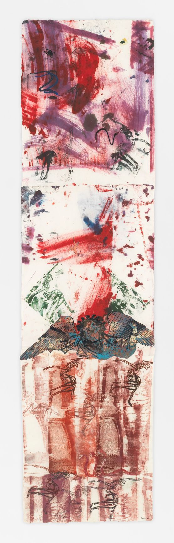 La Folie III by Nancy Spero contemporary artwork Works on Paper