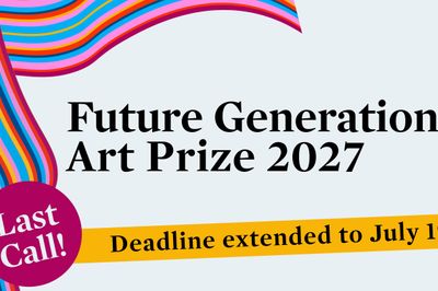 Future Generation Art Prize Extends Applications Until 19 July