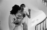 Rajiv and Kajoli with Their Daughter Meha New Delhi by Pablo Bartholomew contemporary artwork Photography