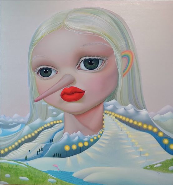 Unicorn by Yang Na contemporary artwork Painting