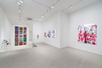 Contemporary art exhibition Park Ki-woong Future Superhero at Whitestone Gallery Seoul South Korea