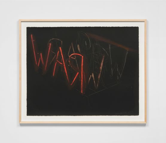 Raw-War by Bruce Nauman contemporary artwork Print