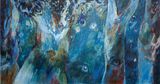 Stars and ayflies by Ling Yung contemporary artwork painting