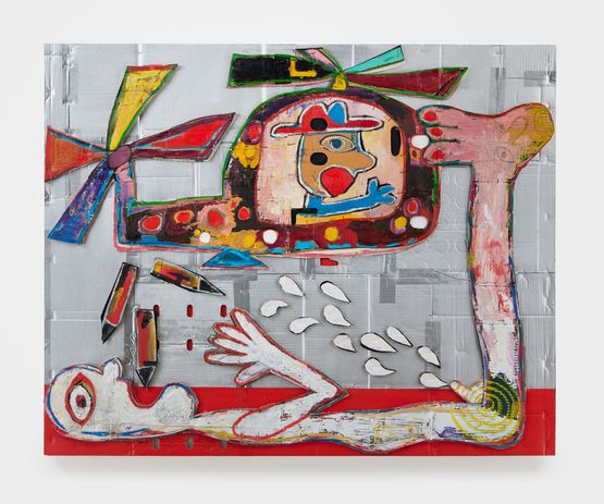 WAR by Hadi Falapishi contemporary artwork Painting