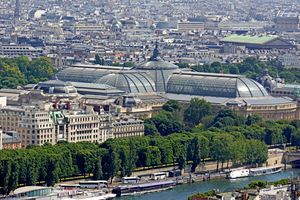 Grand Palais contemporary art institution in Paris France
