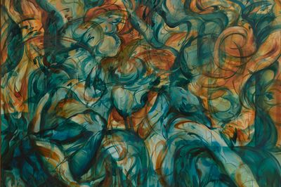 Julia Jos Paintings Unfold Boundless Energy at Charles Moffett