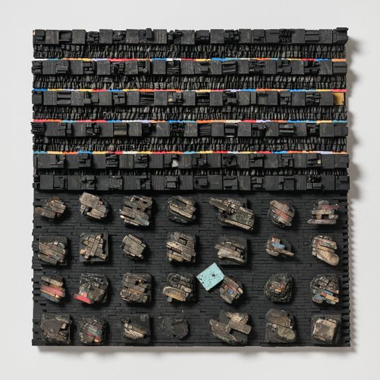 Number 353 by Leonardo Drew contemporary artwork Works on Paper