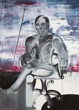 Spalt by Sebastian Gogel contemporary artwork painting
