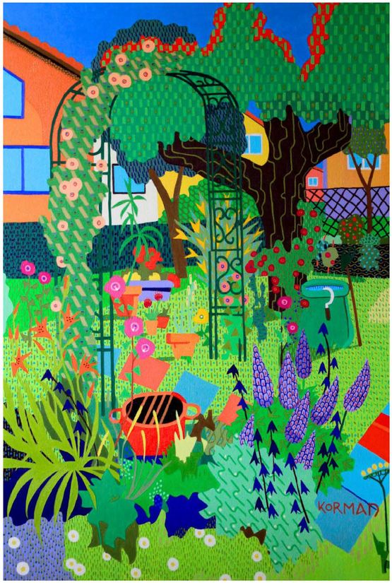 Mothers Garden by Michal Korman contemporary artwork Painting
