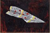 Flying Luck by Angel Otero contemporary artwork painting textile