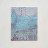 Blue Surfer by Sergej Jensen contemporary artwork painting works on paper