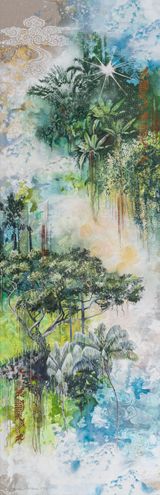 Vertical Gardens 3 by Deborah Mckellar contemporary artwork painting