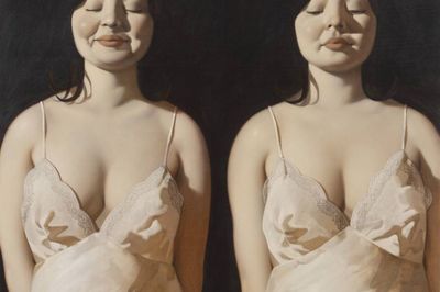 Anna Weyants Porcelain Figures at Gagosian