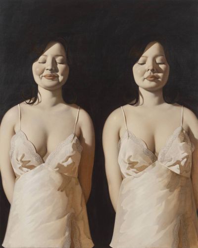Anna Weyants Porcelain Figures at Gagosian