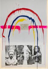 Rainbow across the world I by Brook Andrew contemporary artwork mixed media