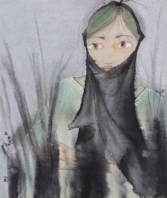 Gusty by Liu Qinghe contemporary artwork Painting