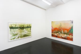 Contemporary art exhibition Thomas Eggerer O Pioneers at Galerie Buchholz Cologne Germany