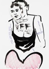 Ohne Titel by Erik Schmidt contemporary artwork works on paper drawing