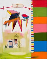 The visitor by Gareth Sansom contemporary artwork painting