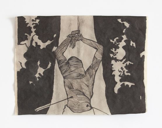 Confessions of a Mask by Liu Yefu contemporary artwork Works on Paper