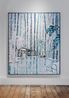 Forest with a View of a House and Pool by Paul Davies contemporary artwork Painting