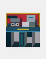 city on a bridge Ponte Vecchio by Nathalie Du Pasquier contemporary artwork painting