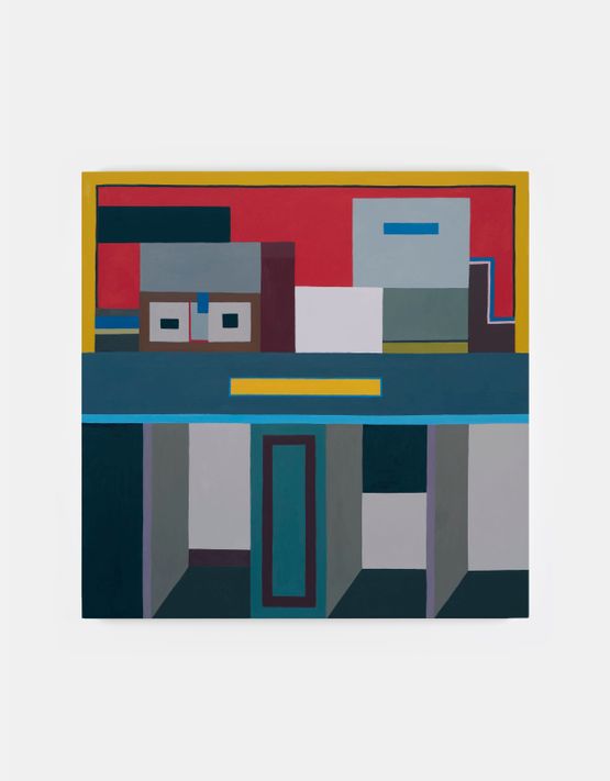 city on a bridge Ponte Vecchio by Nathalie Du Pasquier contemporary artwork Painting