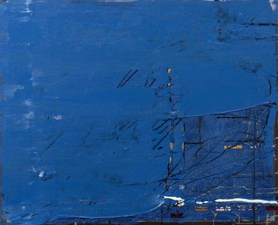 Trazo blanco by Enrique Brinkmann contemporary artwork Painting