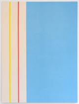 Pale Blue Light by Ian Scott contemporary artwork painting works on paper