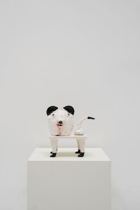 White Rat by Luis Vidal contemporary artwork Sculpture