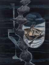 Departure by Atul Dodiya contemporary artwork painting