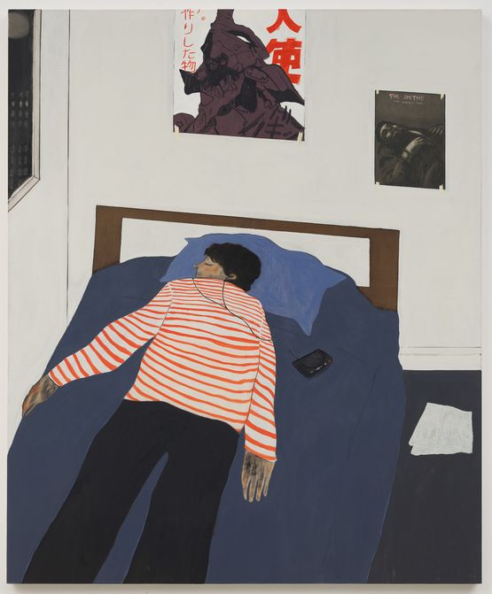 Boy Sleeping by Francisco Rodriguez contemporary artwork Painting
