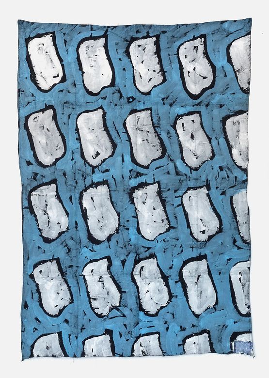 Untitled N208 1989 by Claude Viallat contemporary artwork Painting